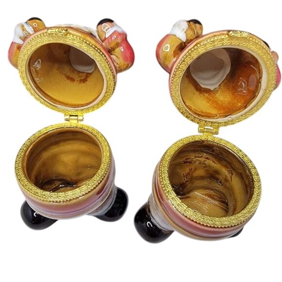 Ceramic Trinket Santa Figures 5" - Picture 4 of 6